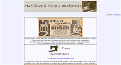 Desktop Screenshot of lamachineacoudre.net