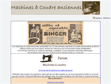 Tablet Screenshot of lamachineacoudre.net